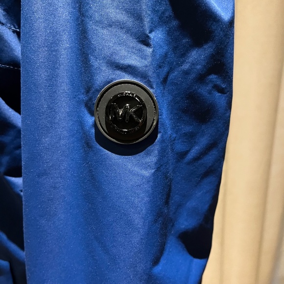 Michael Michael Kors Blue Zip Front Jacket Women’s Small - Picture 5 of 15